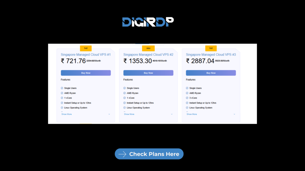 buy high speed Singapore VPS