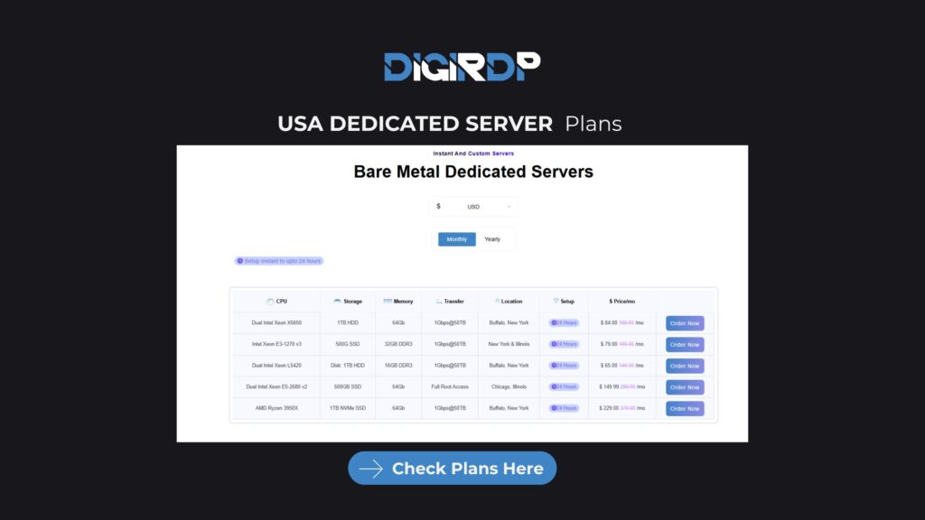 best dedicated server in usa