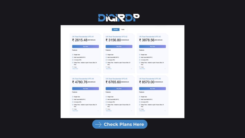 best uk residential vps