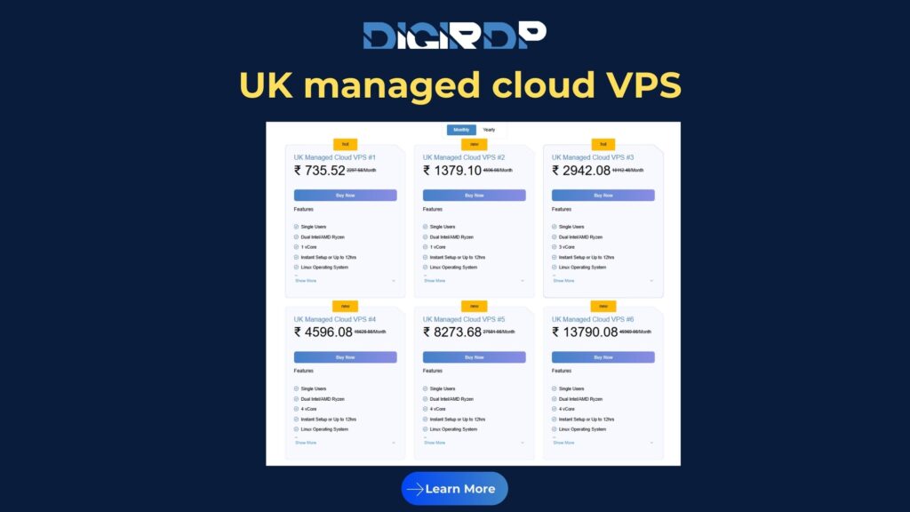 UK managed cloud VPS