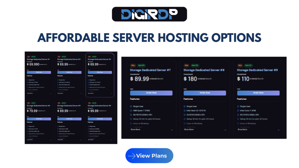  affordable server hosting